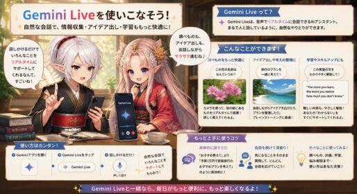 geminilive使い方
